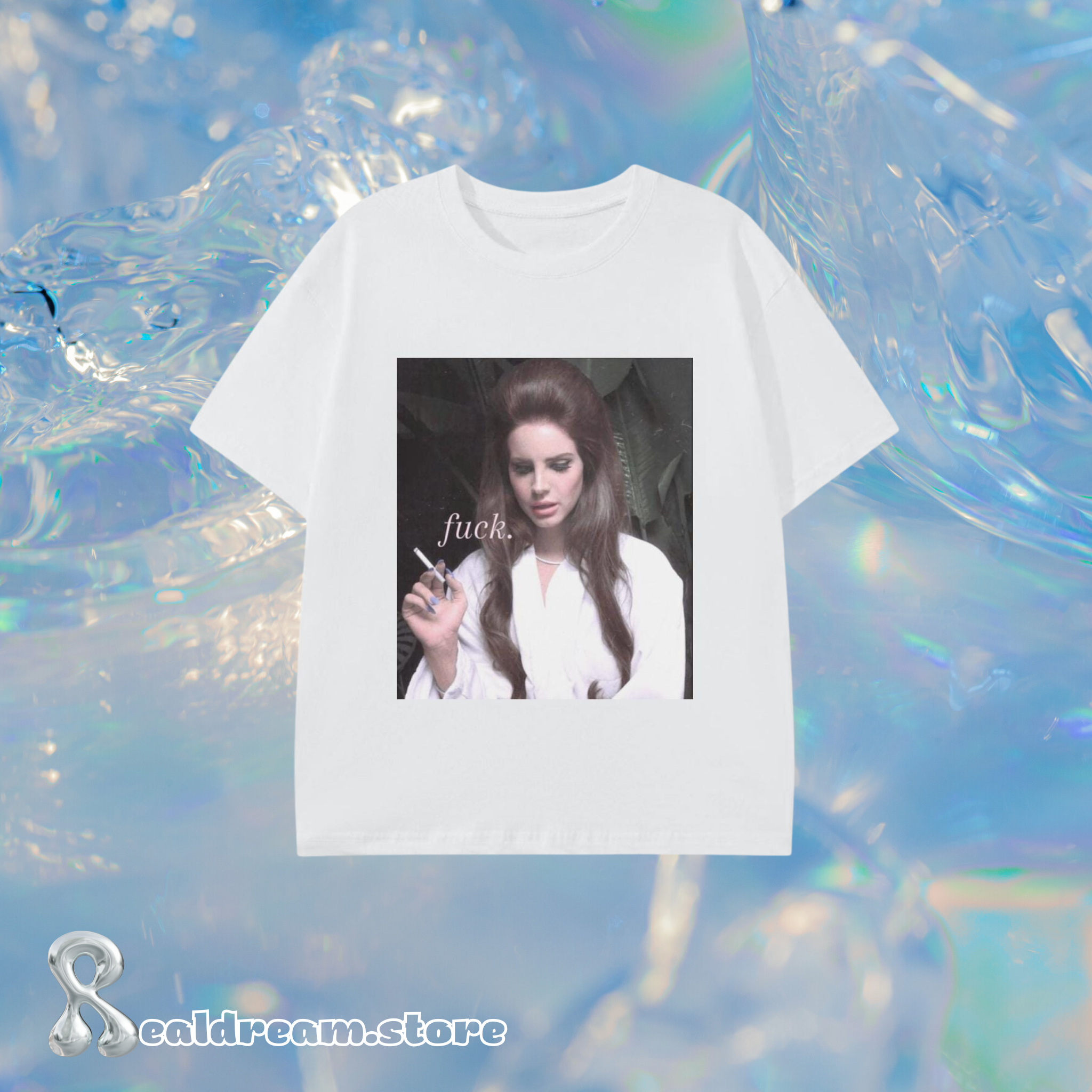 Lana Del Rey Fck Smoking T Shirt Funny Tee